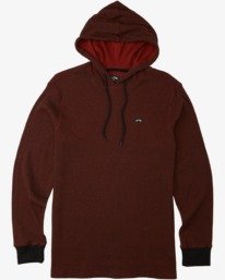 5 Keystone Pullover Thermal Hoodie Red M9013BKE Billabong