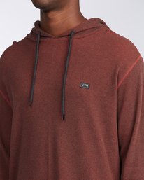 4 Keystone Pullover Thermal Hoodie Red M9013BKE Billabong