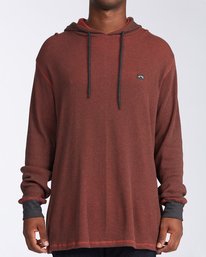 0 Keystone Pullover Thermal Hoodie Red M9013BKE Billabong