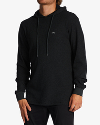 1 Keystone Pullover Thermal Hoodie Black M9013BKE Billabong