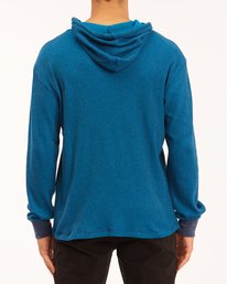 2 Keystone Pullover Thermal Hoodie Blue M9013BKE Billabong