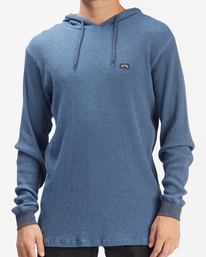 3 Keystone Pullover Thermal Hoodie Orange M9013BKE Billabong