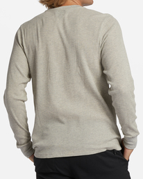 3 Essential Long Sleeve Thermal Grey M9173BES Billabong