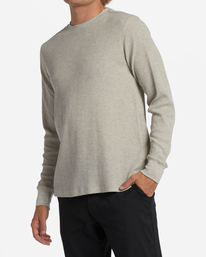 1 Essential Long Sleeve Thermal Grey M9173BES Billabong