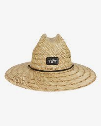 3 Tides Straw Lifeguard Hat White MAHW1BTI Billabong