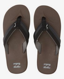 1 All Day Impact Slip-On Sandals Brown MFOT1BAD Billabong
