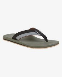 3 All Day Impact Slip-On Sandals Brown MFOT1BAD Billabong