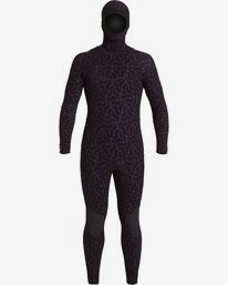 7 5/4 Furnace Hooded Wetsuit Black MWFU3BH5 Billabong