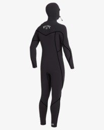 4 5/4 Furnace Hooded Wetsuit Black MWFU3BH5 Billabong