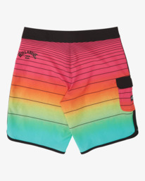 5 73 Stripe Pro 20" 2022 - Gestreifte Boardshorts für Herren Rosa S1BS36BIP0 Billabong