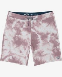 3 All Day Riot 19" - Tie-Dye Board Shorts for Men Purple S1BS53BIP0 Billabong