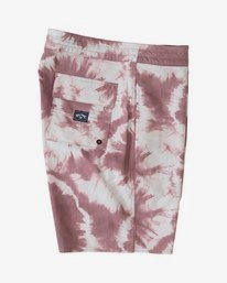6 All Day Riot 19" - Tie-Dye Board Shorts for Men Purple S1BS53BIP0 Billabong