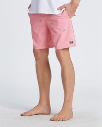 2 Sundays Pigment Laybacks 17" - Boardshort à taille élastique pour Homme Rose S1LB02BIP0 Billabong