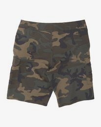 6 Combat Bbo Submersible 21" - Hybrid Board Shorts / Shorts for Men Green S1WK37BIP0 Billabong