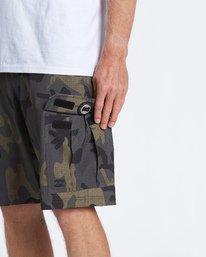 4 Combat Bbo Submersible 21" - Hybrid Board Shorts / Shorts for Men Green S1WK37BIP0 Billabong