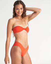 3 S.S Knotted Bandeau - Haut de bikini bandeau pour Femme Orange S3ST11BIP0 Billabong