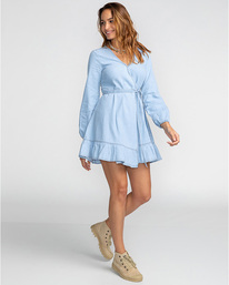 3 Good Feeling - Dress for Women Blue U3DR09BIF0 Billabong