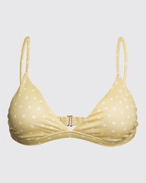 4 Salty Blonde Sundipped 2021 - Tri Bikini Top for Women Yellow U3ST30BIF0 Billabong