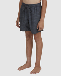 1 Boys 8-16 Sergio Layback Boardshorts 15" Black UBBBS00108 Billabong