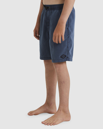 1 Boys 8-16 All Day Overdye Layback Boardshorts 16" Blue UBBBS00109 Billabong