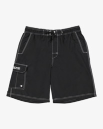 0 Boy's Throw On Boardshort Black UBBBS00144 Billabong