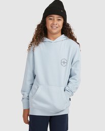 1 Boy's Big Wave Dan Pullover Hoodie Orange UBBFT00101 Billabong