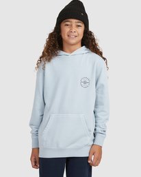 5 Boy's Big Wave Dan Pullover Hoodie Orange UBBFT00101 Billabong