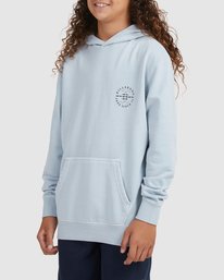 3 Boy's Big Wave Dan Pullover Hoodie Orange UBBFT00101 Billabong