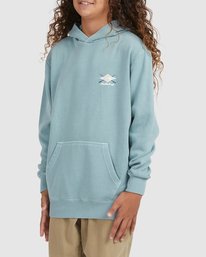 2 Boy's Bong Days Pop Pullover Hoodie Blue UBBFT00106 Billabong