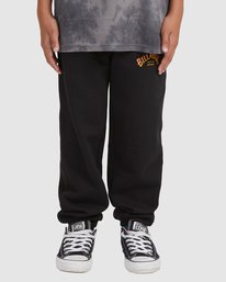 billabong, Boy's Core Arch Track Sweatpants, BLACK (blk) CORE ARCH TRACK PANT UBBNP00101
