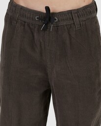 3 Larry Straight Corduroy Pants Black UBBNP00126 Billabong