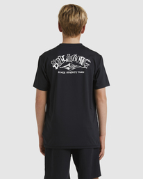 2 BOYS RANSOM LF SS Black UBBWR03003 Billabong