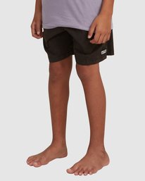 6 Boys 8-16 Mario 2.0 Shorts Black UBBWS00100 Billabong