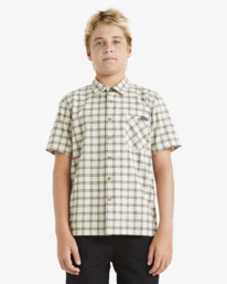 0 Mogule - Short Sleeve Shirt for Boys 8-16 Beige UBBWT00103 Billabong
