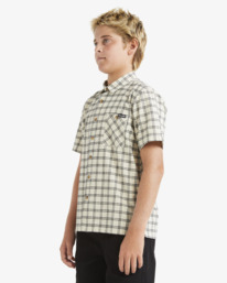 1 Mogule - Short Sleeve Shirt for Boys 8-16 Beige UBBWT00103 Billabong