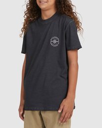 2 Boy's Big Wave Dan Short Sleeve T-Shirt Black UBBZT00117 Billabong
