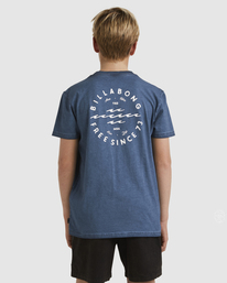 2 Big Wave Daz T-Shirt Blue UBBZT00183 Billabong