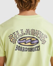 3 Boys 8-16 Vintage Arch T-Shirt Green UBBZT00205 Billabong