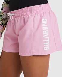 4 Girls 6-14 Heat Wave Boardshorts Pink UBGBS00108 Billabong