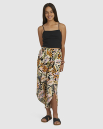 3 Girls' Postcards Elastic Waist Pants  UBGNP00101 Billabong