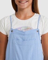 4 Girls 6-14 Catch A Wave Montana Playsuit Blue UBGWD00120 Billabong