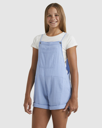 3 Girls 6-14 Catch A Wave Montana Playsuit Blue UBGWD00120 Billabong