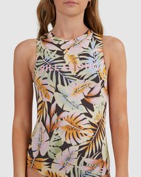 4 Girls' Postcards Dancer One-Piece Swimsuit Multicolor UBGX100110 Billabong