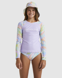 Tropical Dayz - Long Sleeve Two-Piece Bikini Set for Girls 6-16  UBGX200110