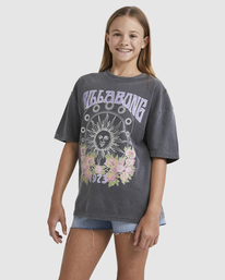 1 Girls 6-14 Kissed By The Sun T-Shirt Black UBGZT00123 Billabong