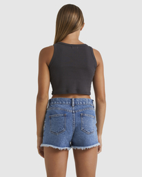 2 Girls 6-14 Free The Mind Crop Tank Black UBGZT00128 Billabong