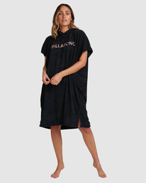 1 Billabong Hooded Towel Black UBJAA00131 Billabong