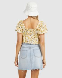billabong, So Lucky Denim Mini Skirt, AGED INDIGO (agi) SO LUCKY SKIRT UBJDK00100