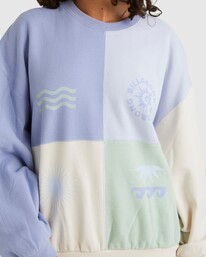 3 Later Days Kendall Sweatshirt Multicolor UBJFT00175 Billabong