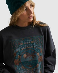 4 On Tour Venice Crew Black UBJFT00195 Billabong